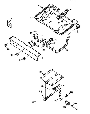 Gas & burner parts