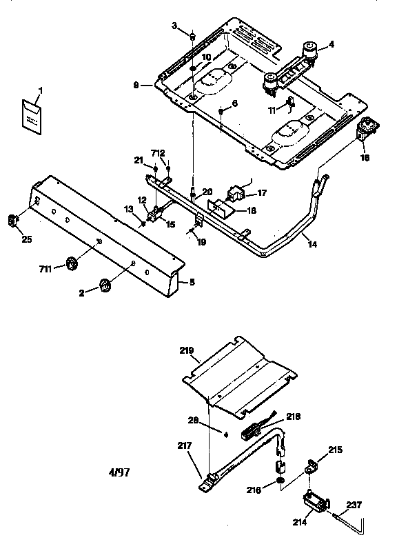 Gas & burner parts