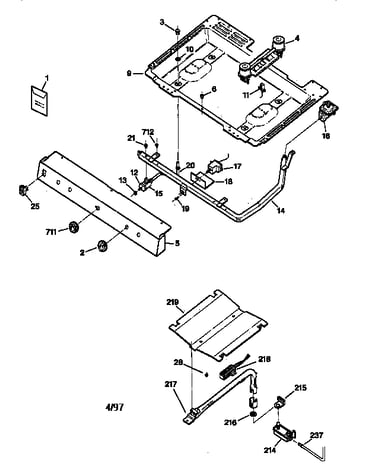 Gas & burner parts