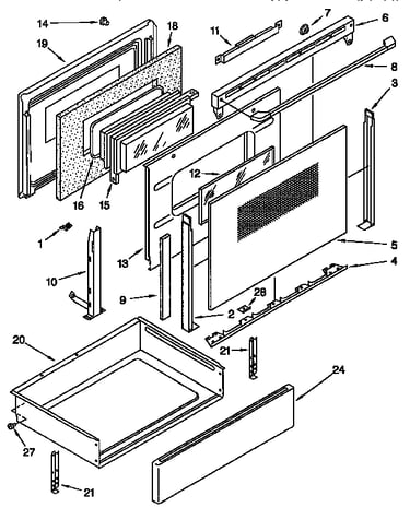 Door and drawer