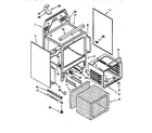 KitchenAid KERC507EWH2 oven chassis diagram