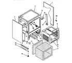 KitchenAid KERC600EWH2 oven chassis diagram