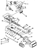 Motor and ice container
