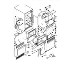 KitchenAid KUIS185EAL1 cabinet liner and door diagram