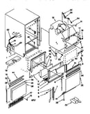 Cabinet liner and door