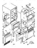 Cabinet liner and door