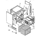 KitchenAid KERC607EWH1 oven chassis diagram