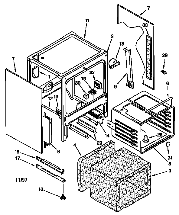 Oven chassis