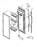 Refrigerator door