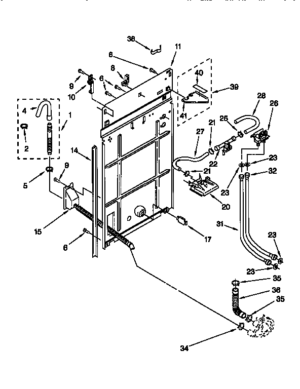 Rear panel