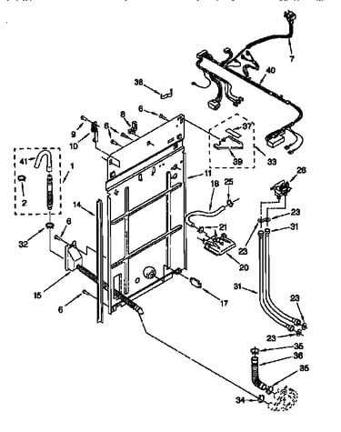 Rear panel