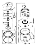 Agitator, basket and tub