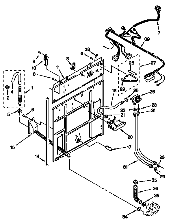Rear panel