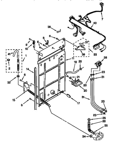Rear panel