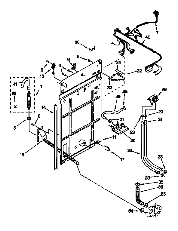 Rear panel