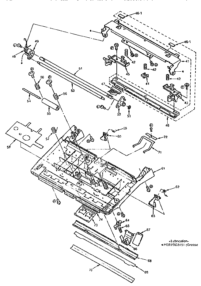 Thermal head section