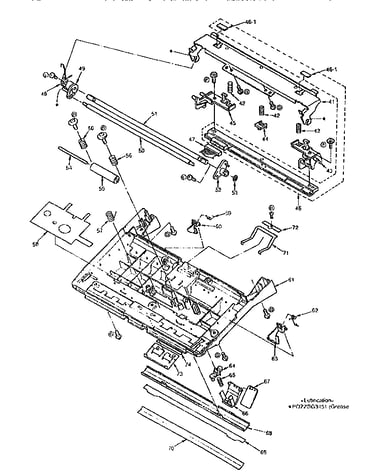 Thermal head section