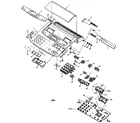 Panasonic KX-F750 operation panel section diagram