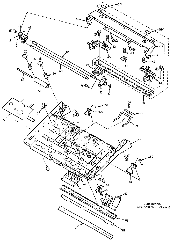 Thermal head section