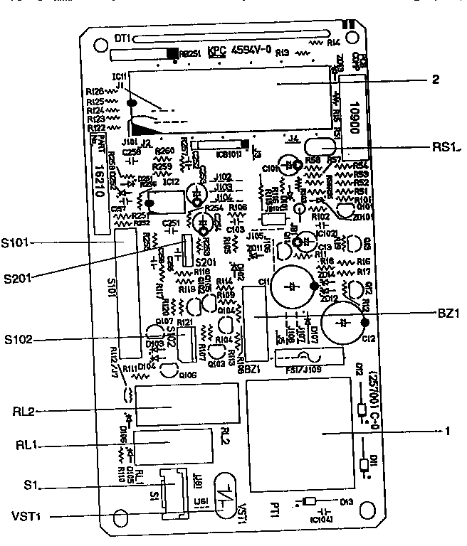 POWER AND CONTROL CIRCUIT BOARD