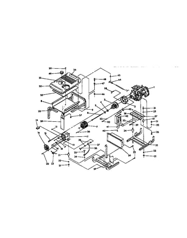 Cradle and stator assembly