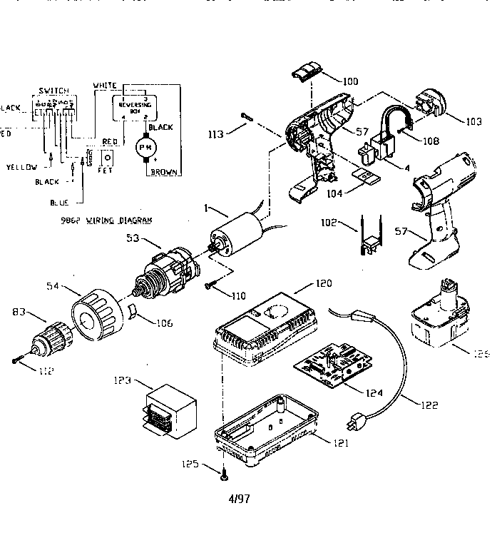 Cordless driver/drill