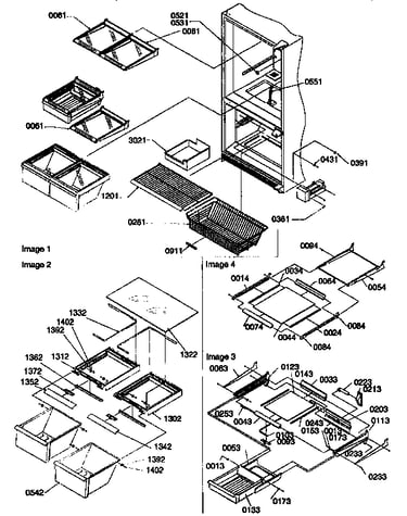 Shelving assemblies