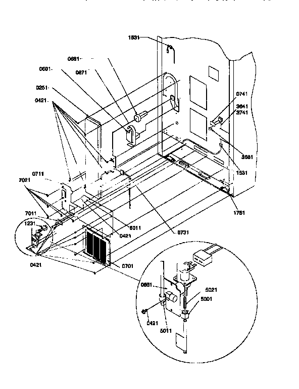 Cabinet back