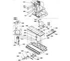 Amana 77272-P1311201WW machine compartment assembly diagram