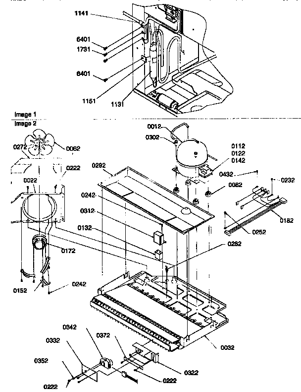 Machine compartment assembly
