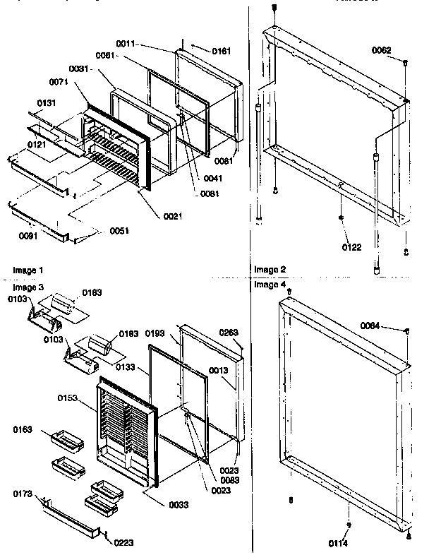 Door assemblies