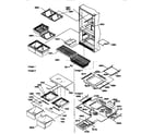 Amana 67277-P1311001WL shelving assemblies diagram