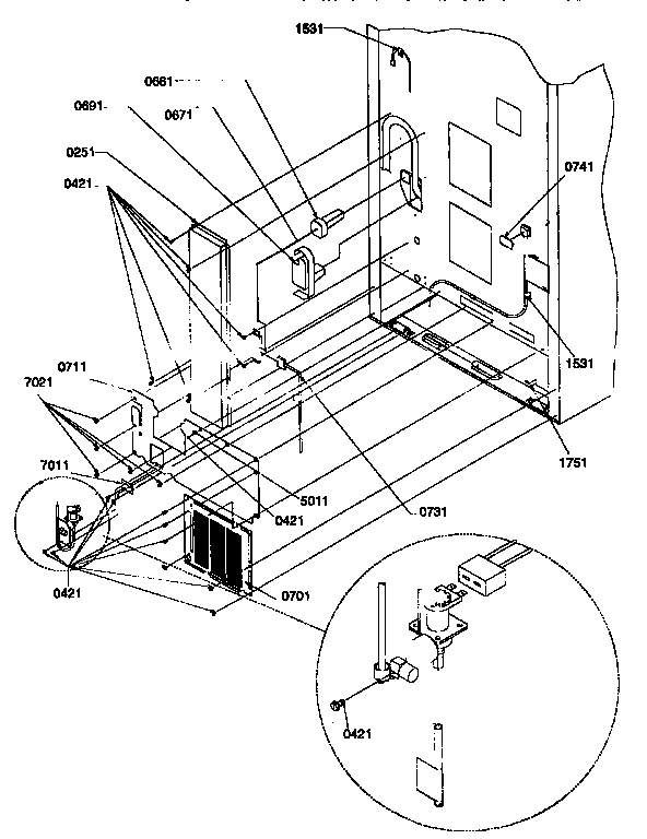 Cabinet back