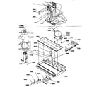 Amana 67277-P1311001WL machine compartment assembly diagram