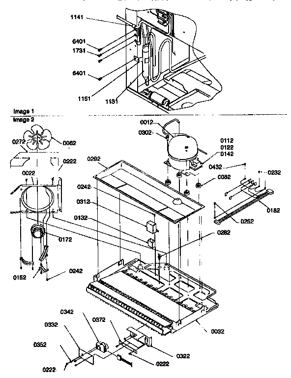 Machine compartment assembly