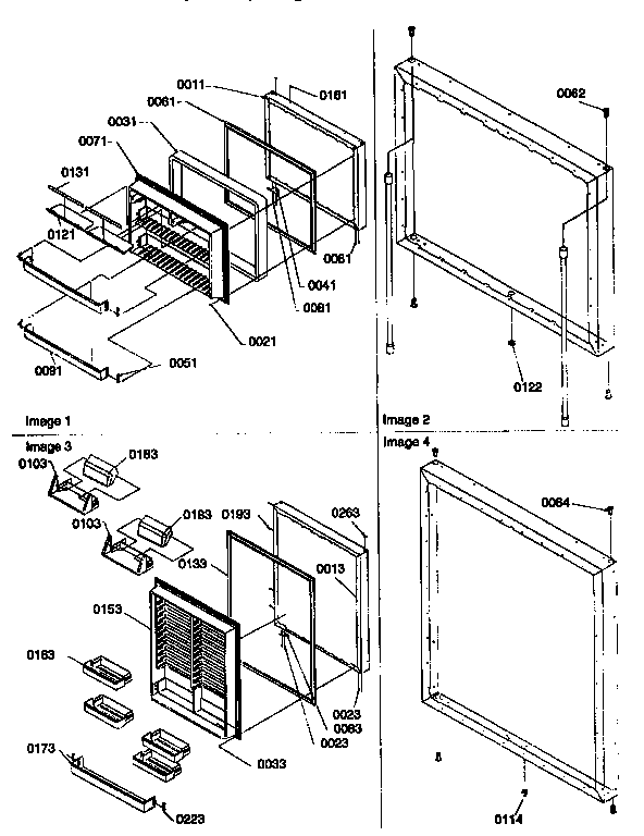 Door assemblies