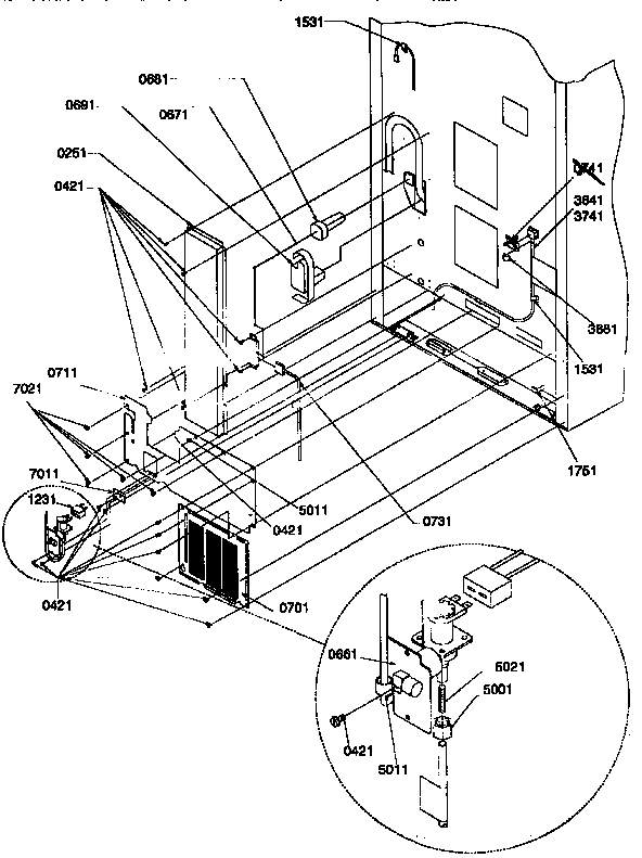 Cabinet back