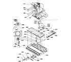Amana 77275-P1311201WE machine compartment assembly diagram