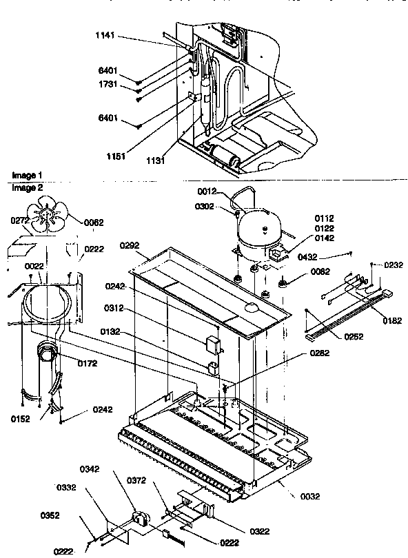 Machine compartment assembly