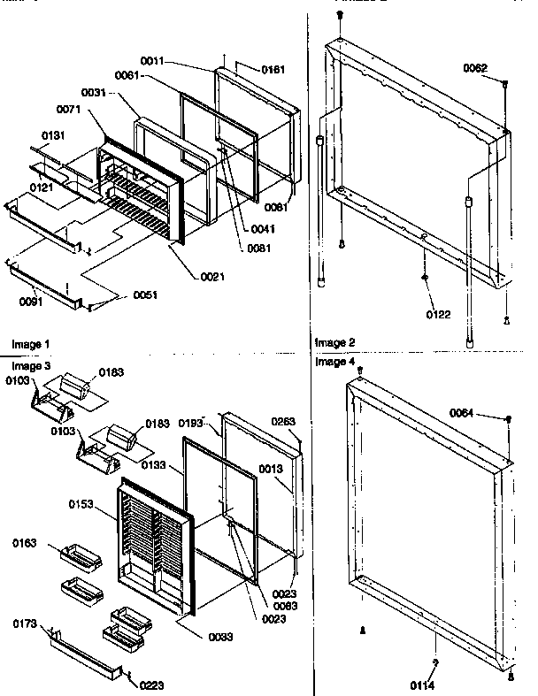 Door assemblies