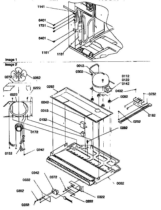 Machine compartment assembly