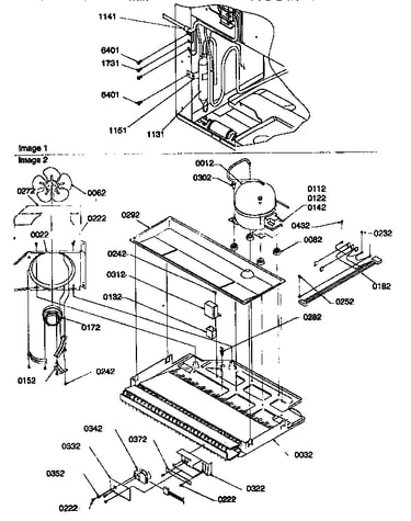 Machine compartment assembly