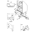 Amana 77277-P1311201WL insulation and roller assembly diagram