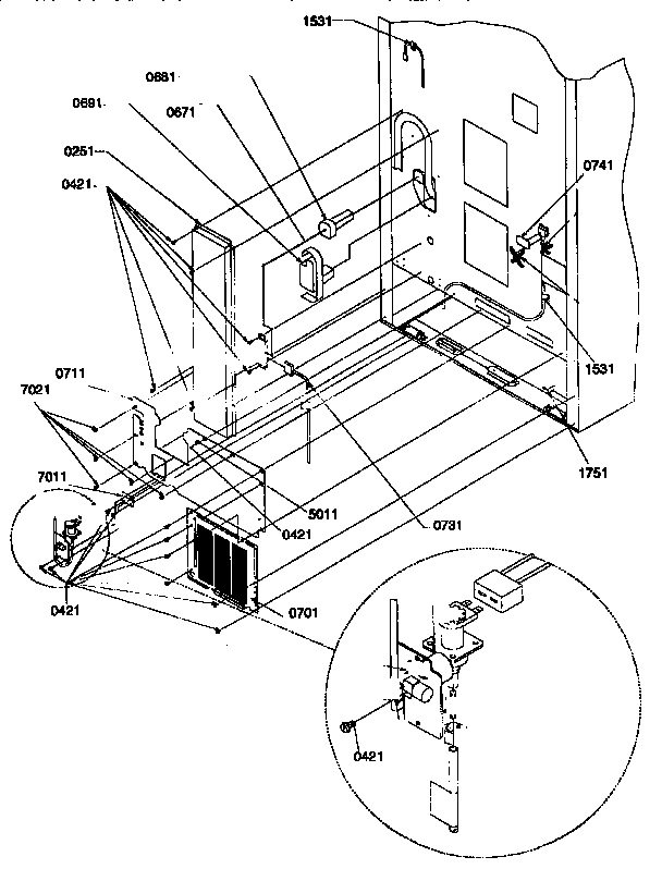Cabinet back