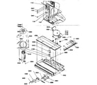 Amana 67275-P1311001WE machine compartment assembly diagram