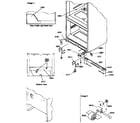 Amana 67275-P1311001WE insulation and roller assembly diagram