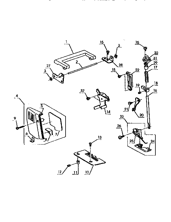 Presser bar assembly