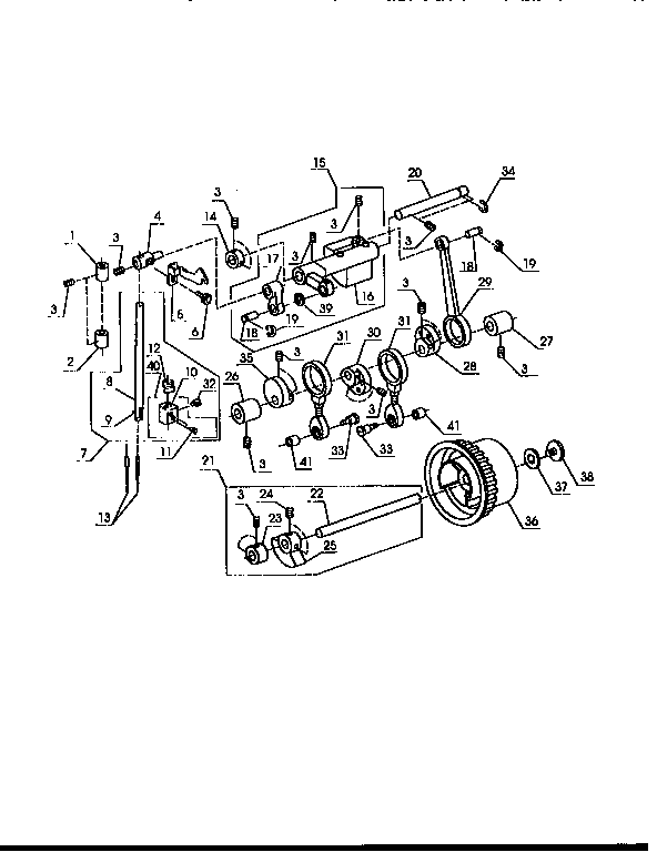 Needle bar unit