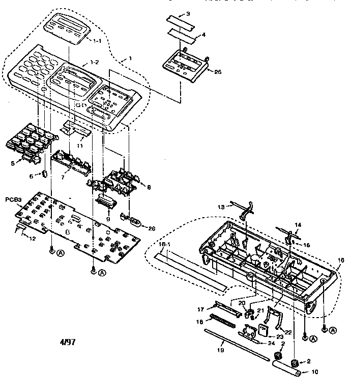 Operation panel section