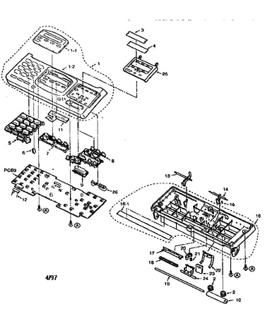 Operation panel section